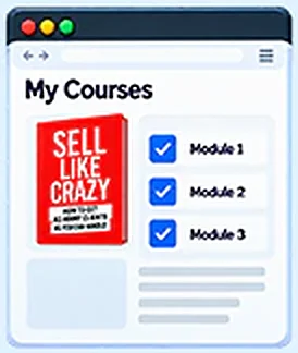 Membership Site mockup